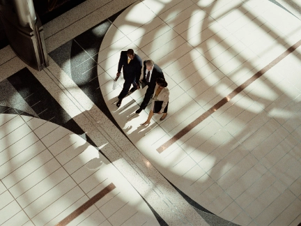 business people in office space