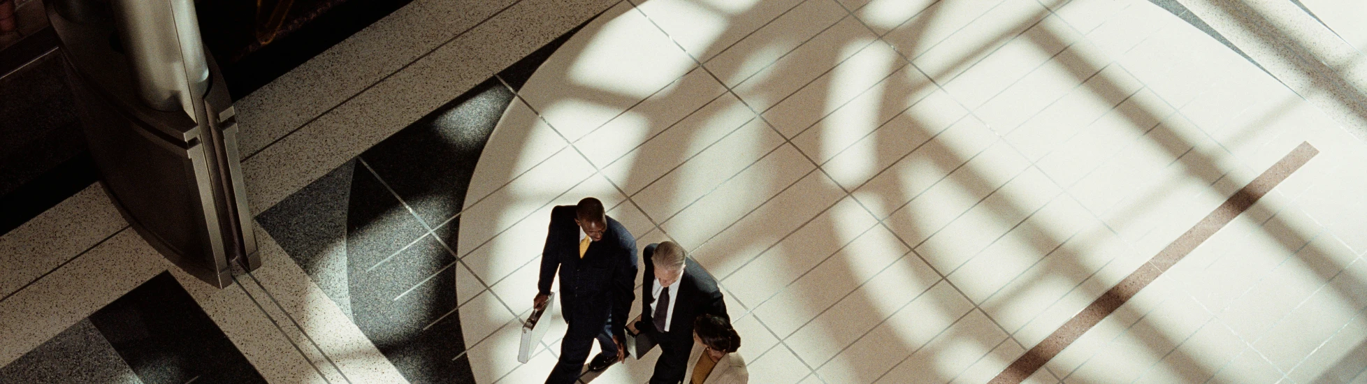 business people in office space